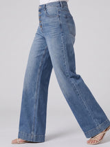 Ice Blue Wide-Leg Denim (Copy) (Copy)