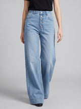 Ice Blue Wide-Leg Denim (Copy)