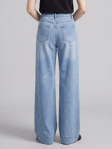 Ice Blue Wide-Leg Denim (Copy)