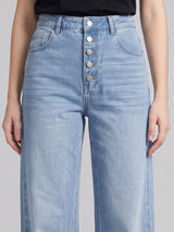 Ice Blue Wide-Leg Denim (Copy)
