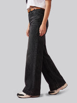 Effortless Era Wide Leg Jeans – Black