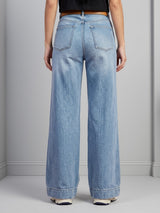 Effortless Era Wide Leg Jeans – Light Blue