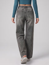 Soft Life Drawstring Wide Legs – Grey