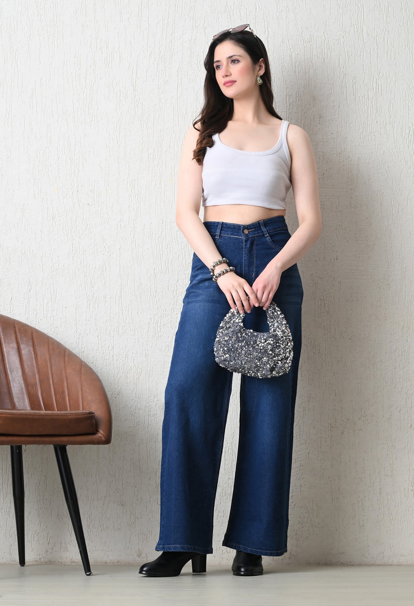 Urban Midnight Wide-Leg Denim