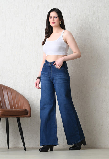 Urban Midnight Wide-Leg Denim