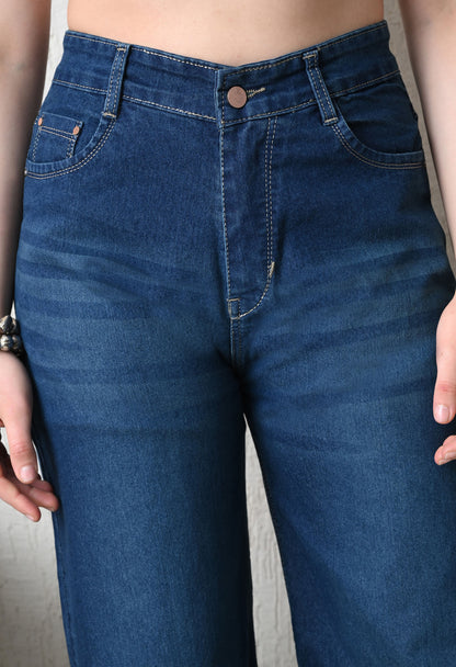 Relaxed High-Rise Wide Jeans