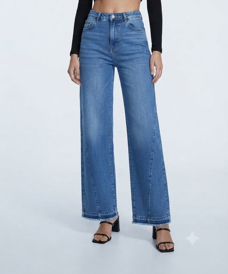 Panel Play Wide Leg Flares