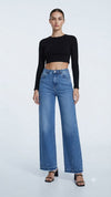 Panel Play Wide Leg Flares