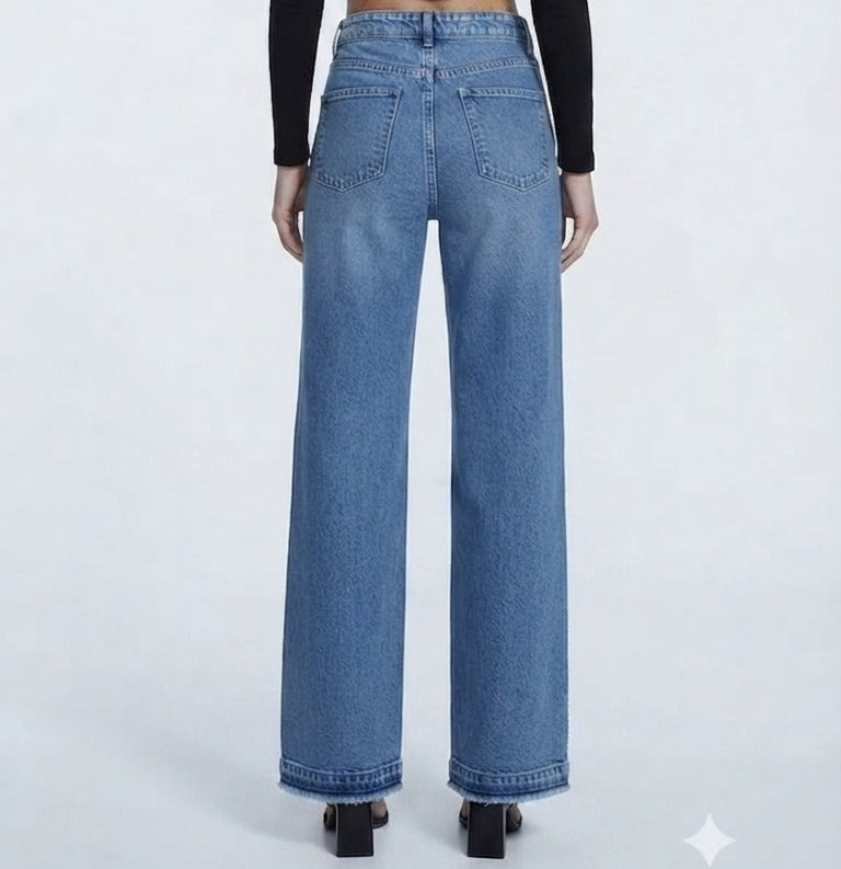 Panel Play Wide Leg Flares