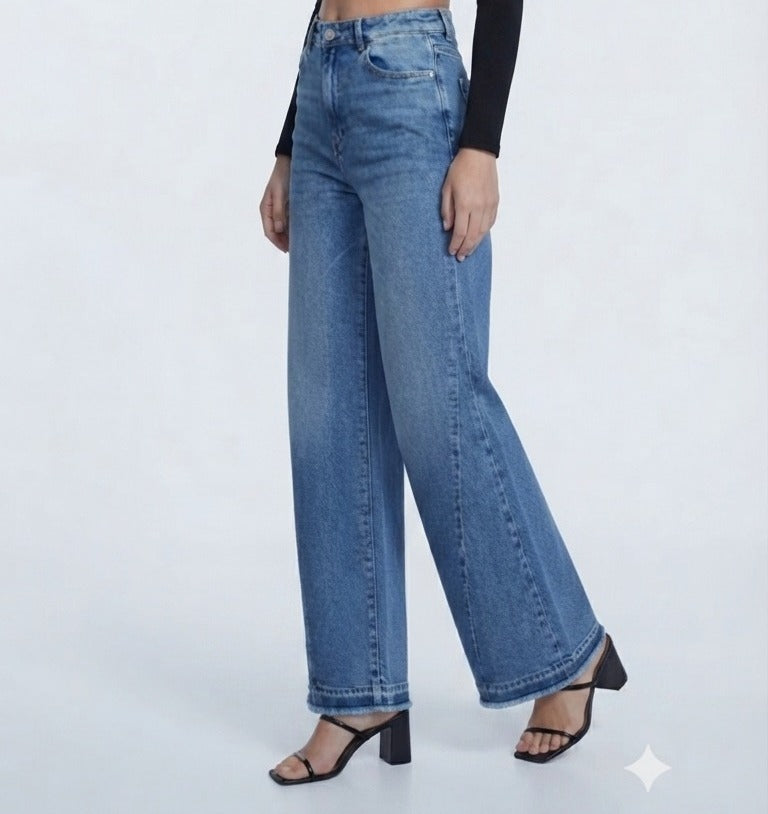 Panel Play Wide Leg Flares