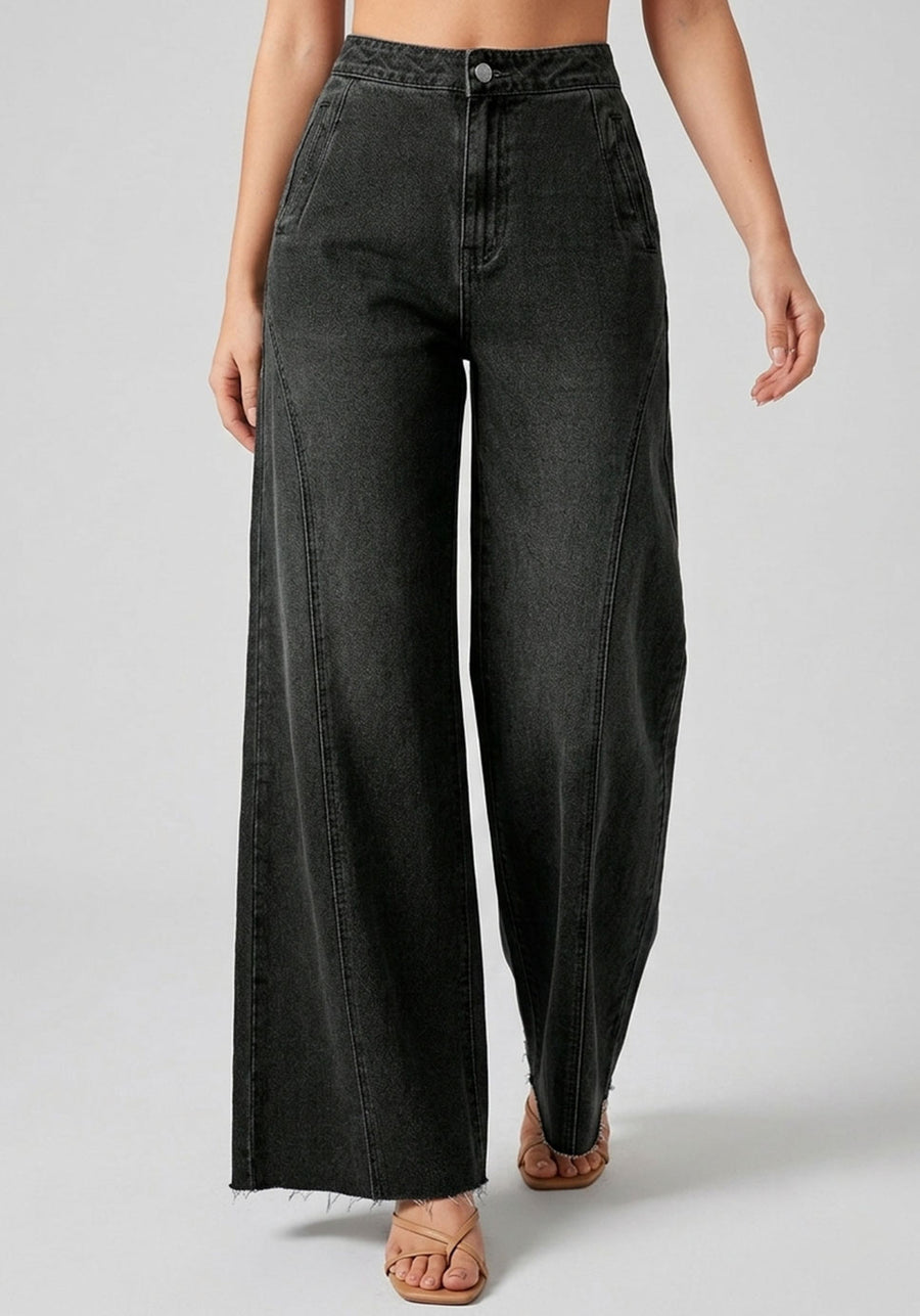 Seams Legit Panel Flares – Black