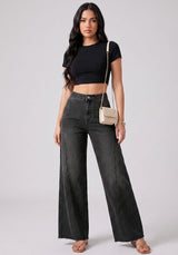 Seams Legit Panel Flares – Black