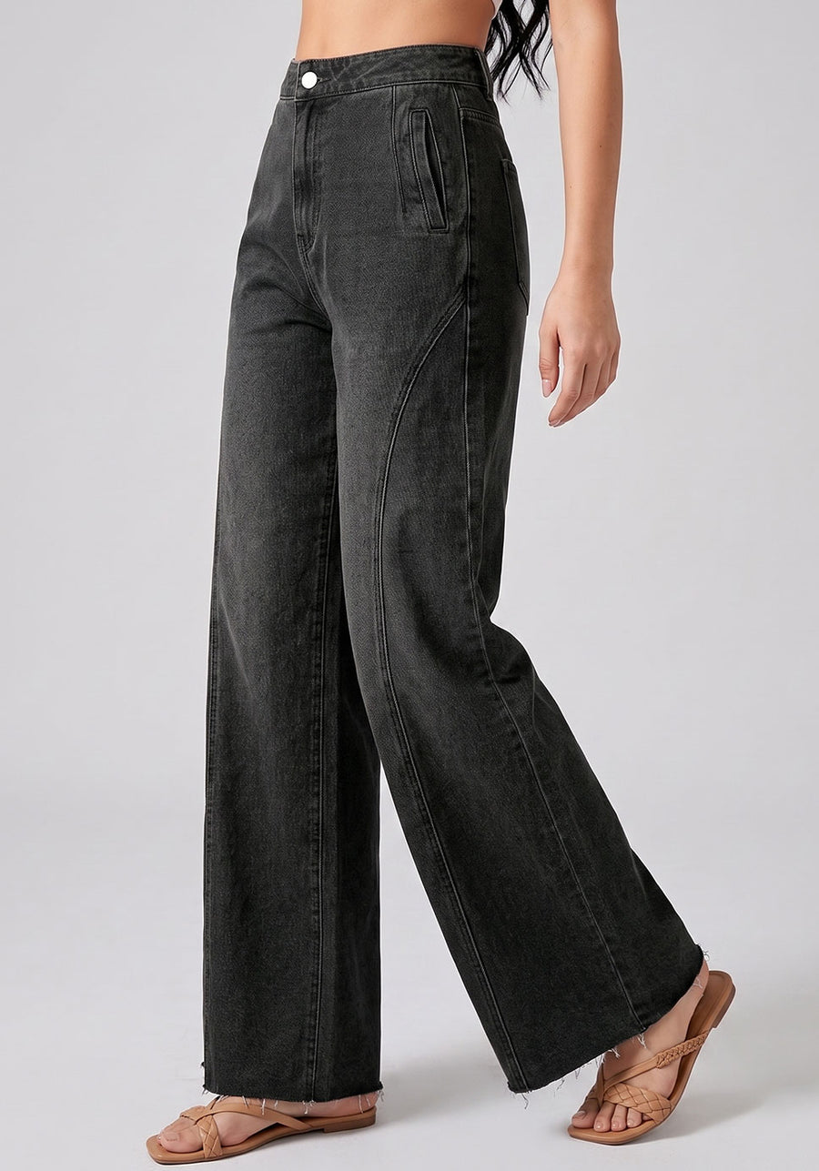 Seams Legit Panel Flares – Black