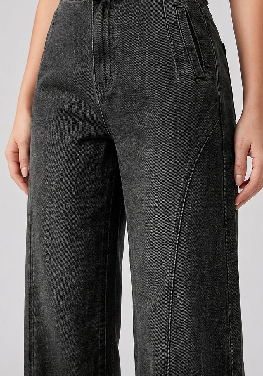 Seams Legit Panel Flares – Black