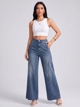 Seams Legit Panel Flares – Blue