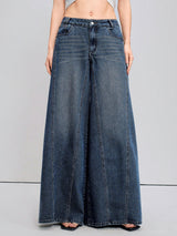 Big Swing Energy Palazzo Flares – Brown Blue