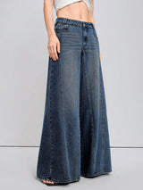 Big Swing Energy Palazzo Flares – Brown Blue