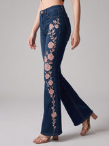 Rose Vine Rendezvous Bootcuts