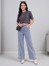 Blush Petal Straight Jeans