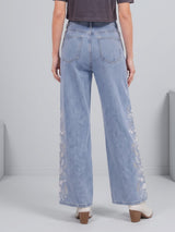 Blush Petal Straight Jeans