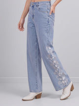 Blush Petal Straight Jeans