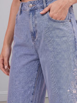Blush Petal Straight Jeans