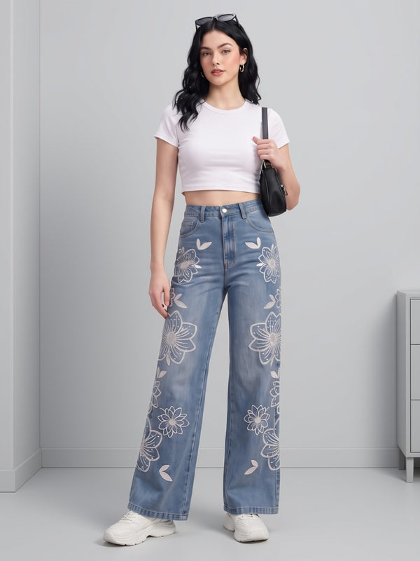 Sakura Sketch Straight Jeans