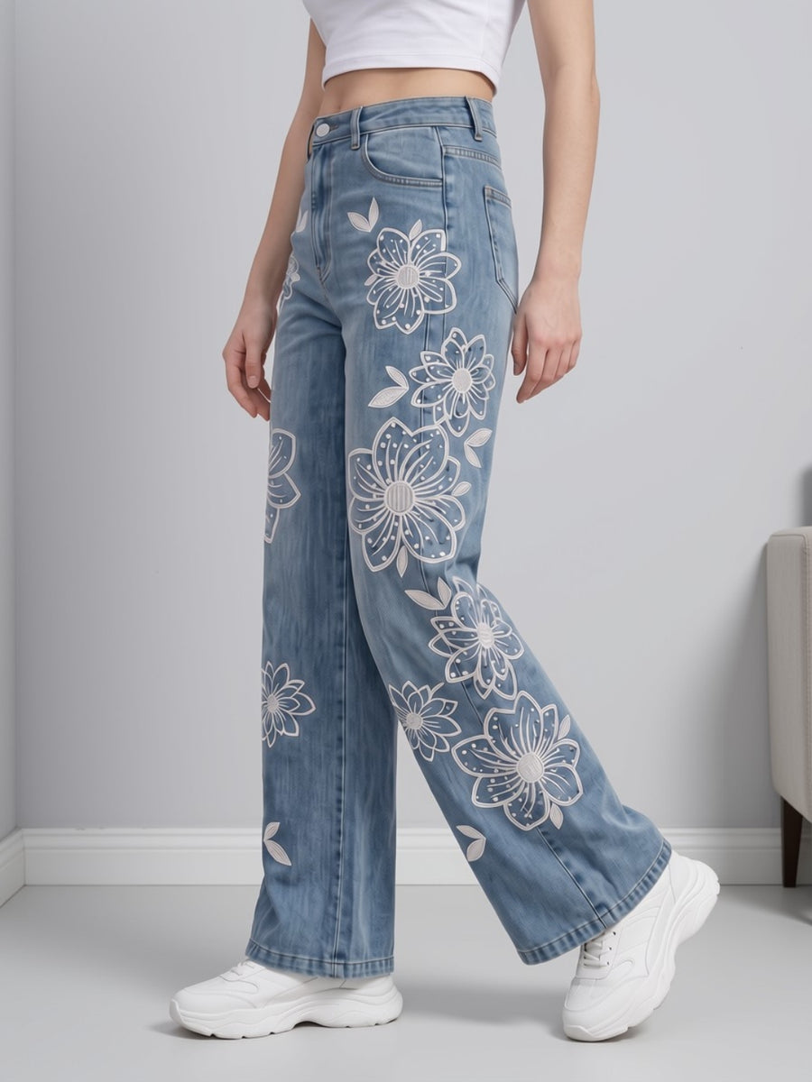 Sakura Sketch Straight Jeans