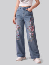Rose Garden Straight Jeans