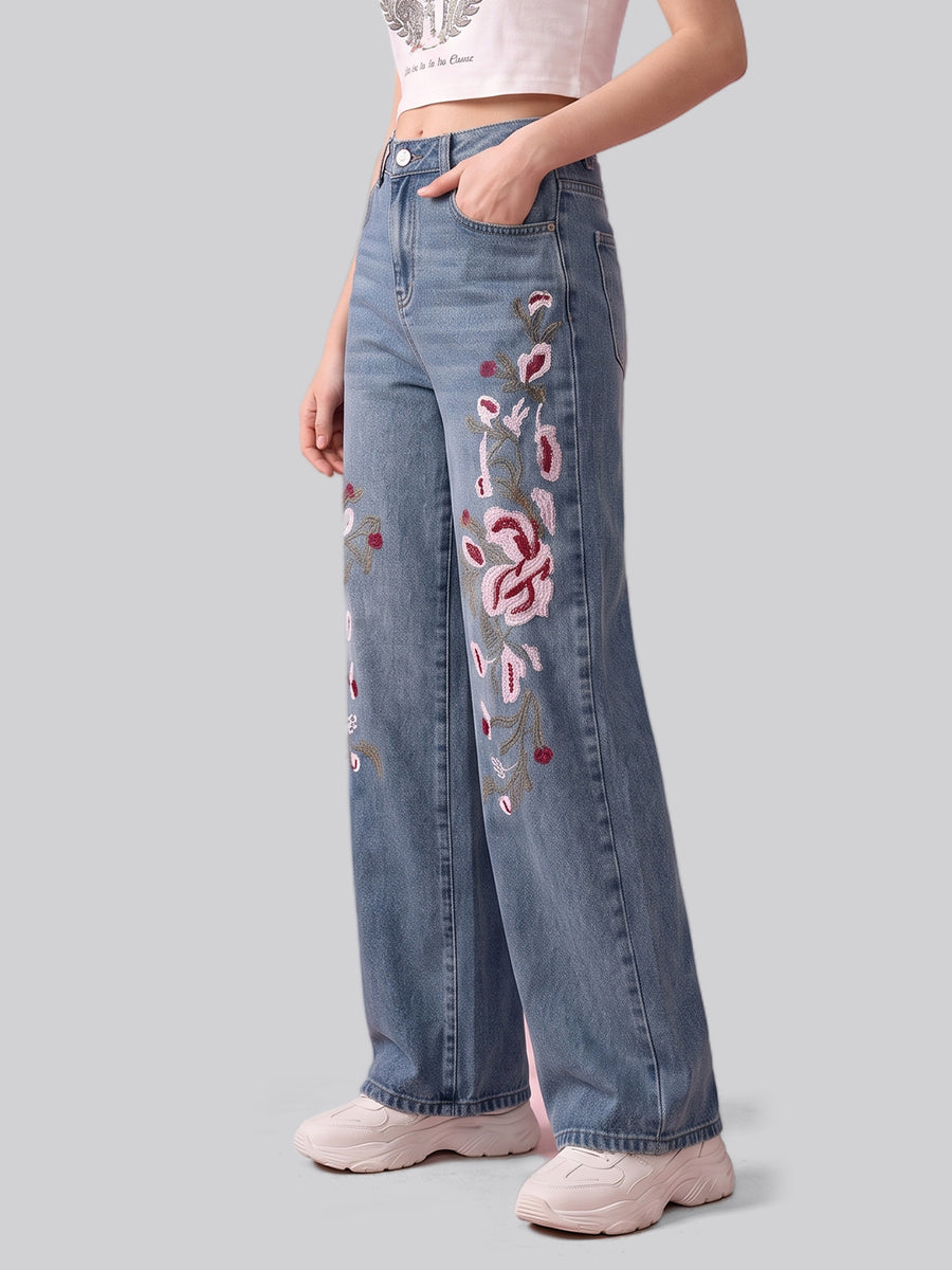 Rose Garden Straight Jeans