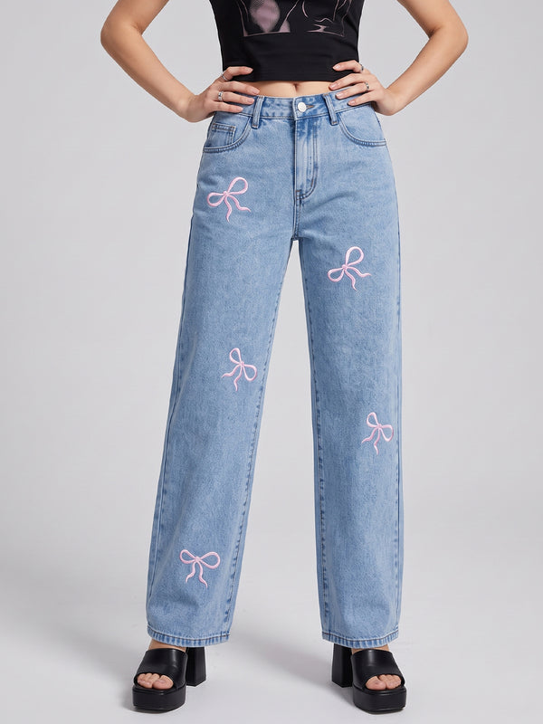 Coquette Girlie Straight Jeans