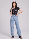 Coquette Girlie Straight Jeans