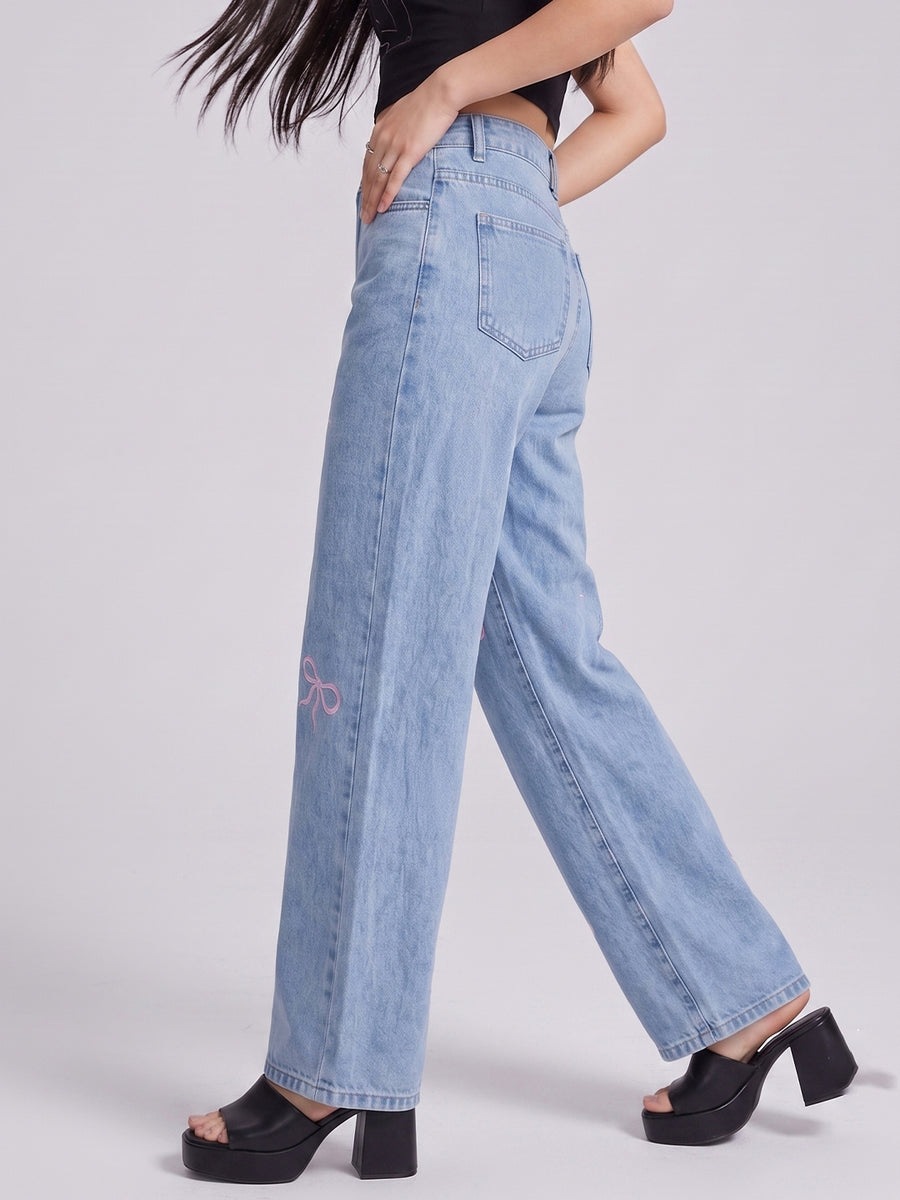 Coquette Girlie Straight Jeans