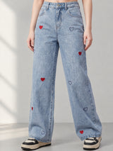Heart Eyes Straight Jeans