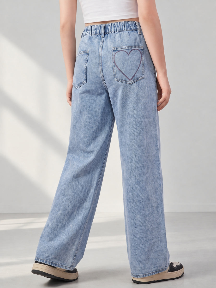 Heart Eyes Straight Jeans
