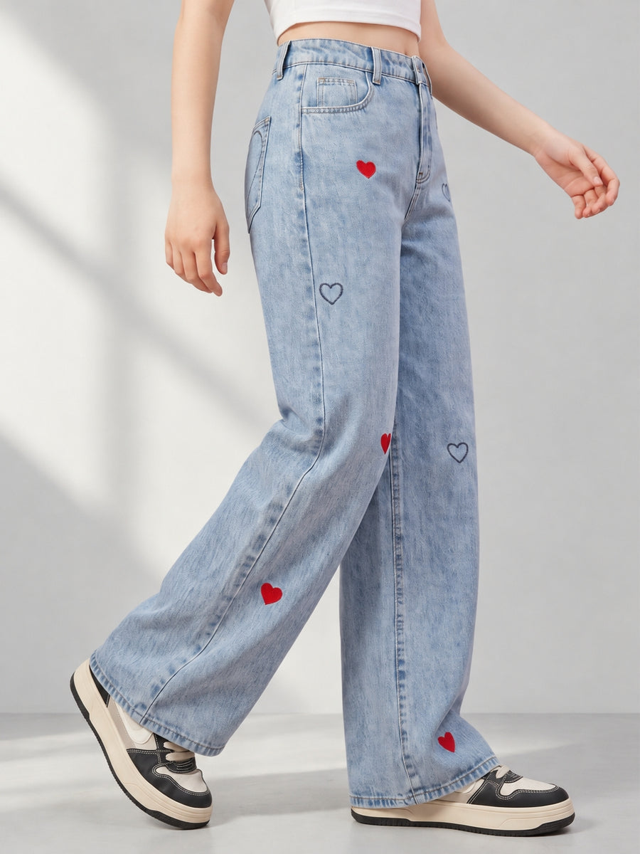 Heart Eyes Straight Jeans