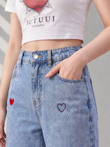 Heart Eyes Straight Jeans