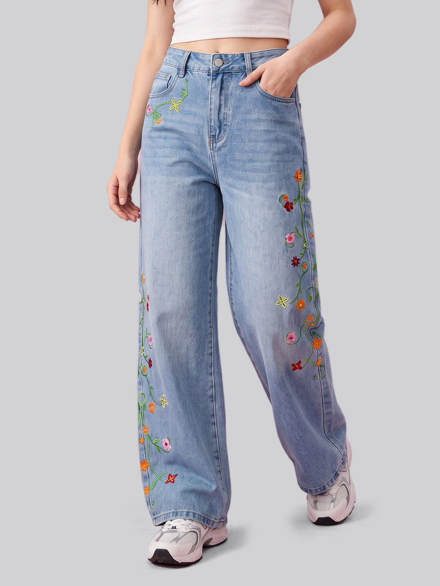 Wildflower Trail Straight Jeans