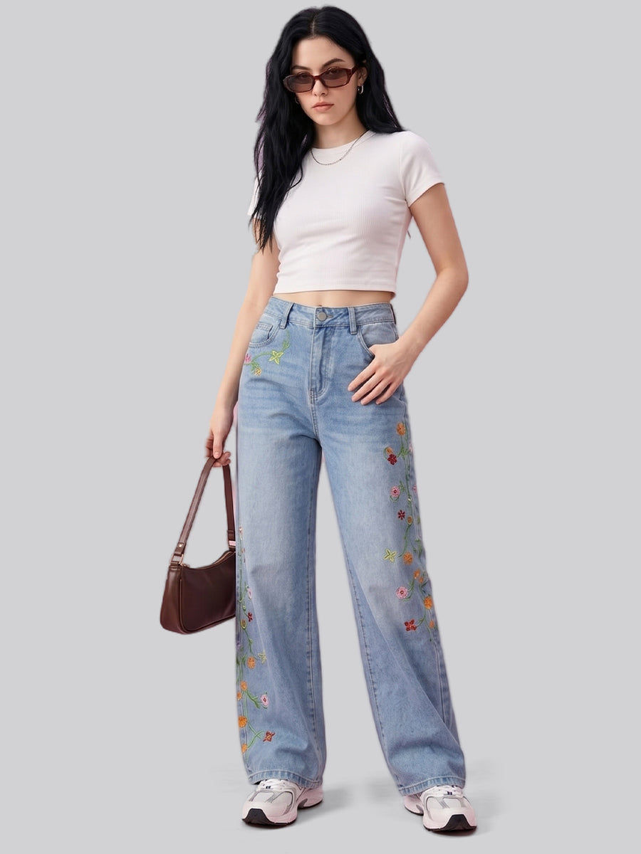 Wildflower Trail Straight Jeans