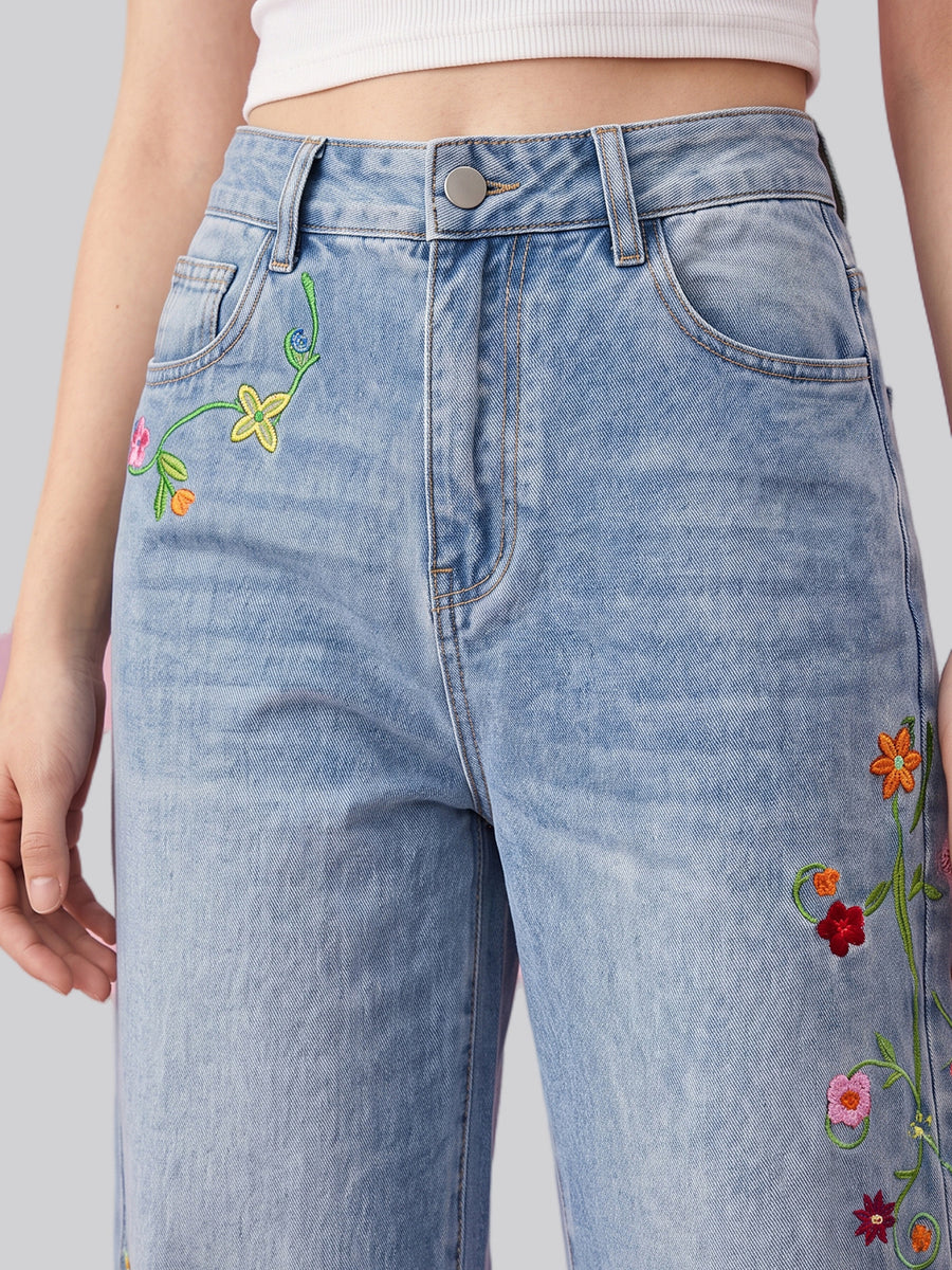 Wildflower Trail Straight Jeans