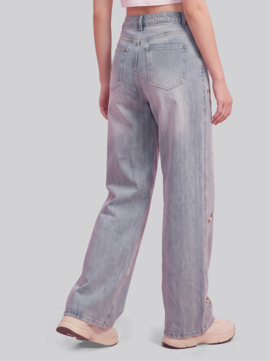 Puppy Love Straight Jeans