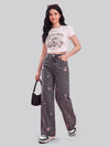 Petite Posy Straight Jeans – Black