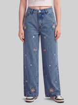 Petite Posy Straight Jeans – Blue