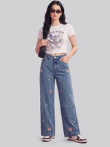 Petite Posy Straight Jeans – Blue