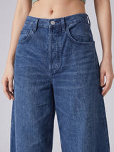 Curve Appeal Barrel Leg Jeans – Blue