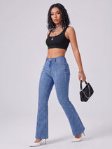 Centre Stage Seam Bootcuts – Blue