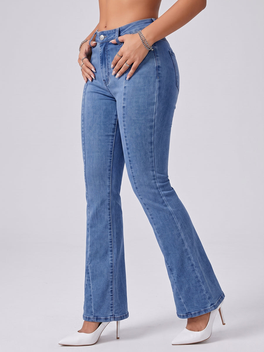 Centre Stage Seam Bootcuts – Blue