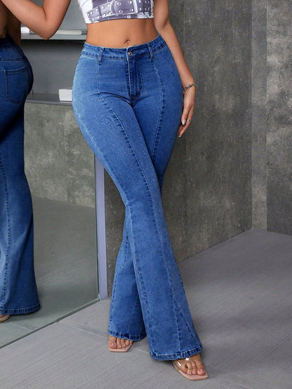 Gen Z Retro Bootcut Jeans - Glossia Fashion