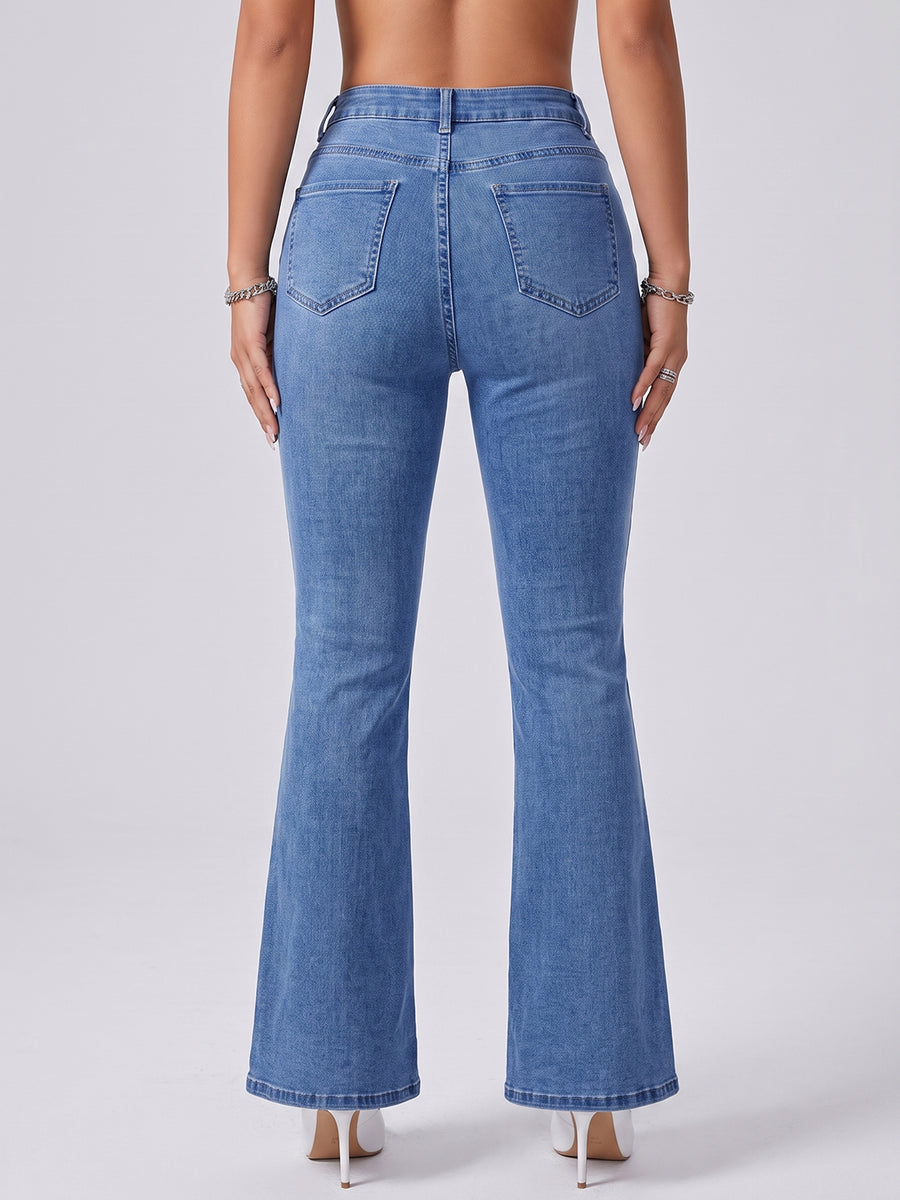 Centre Stage Seam Bootcuts – Blue