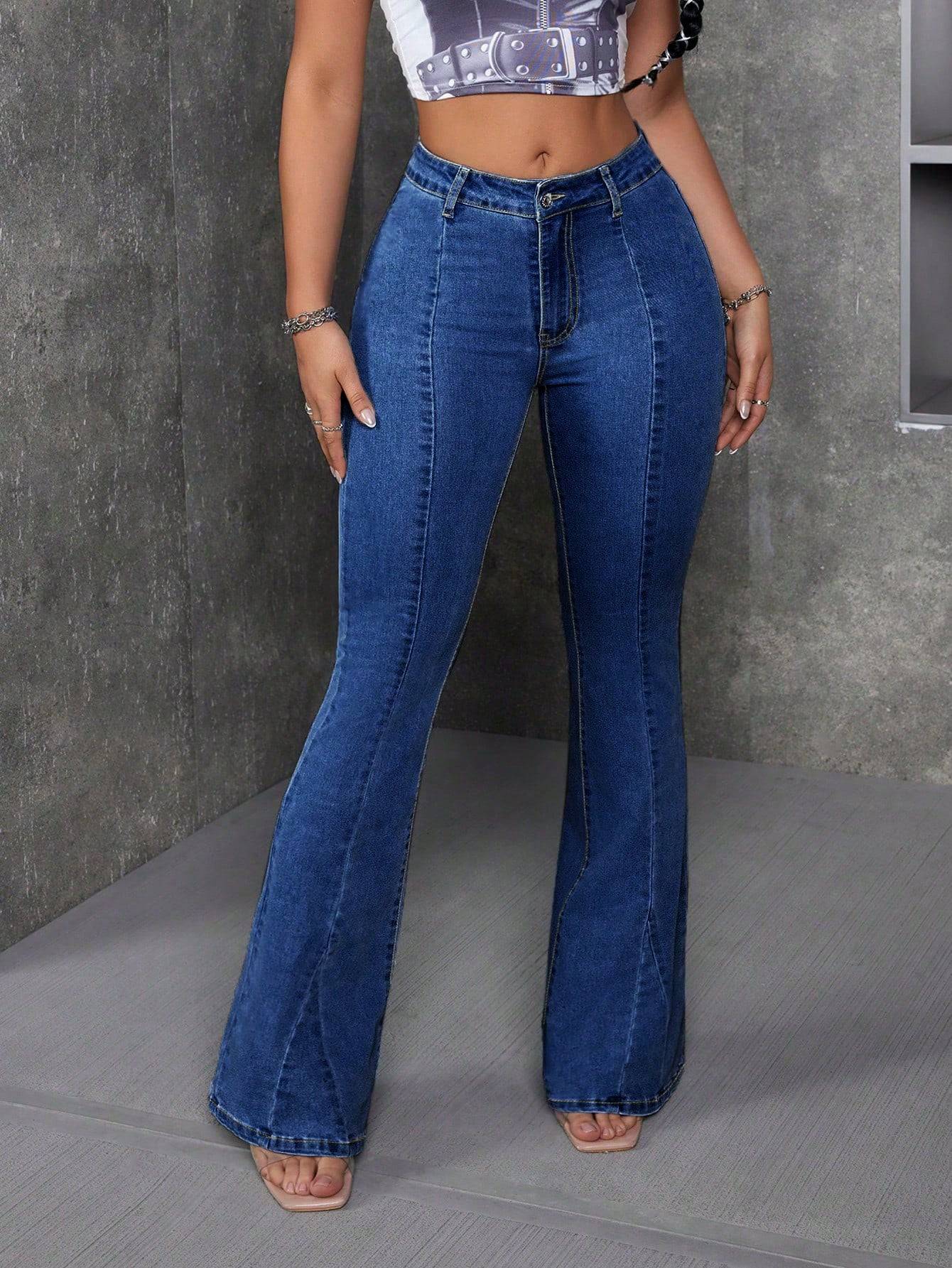 Gen Z Retro Bootcut Jeans - Glossia Fashion